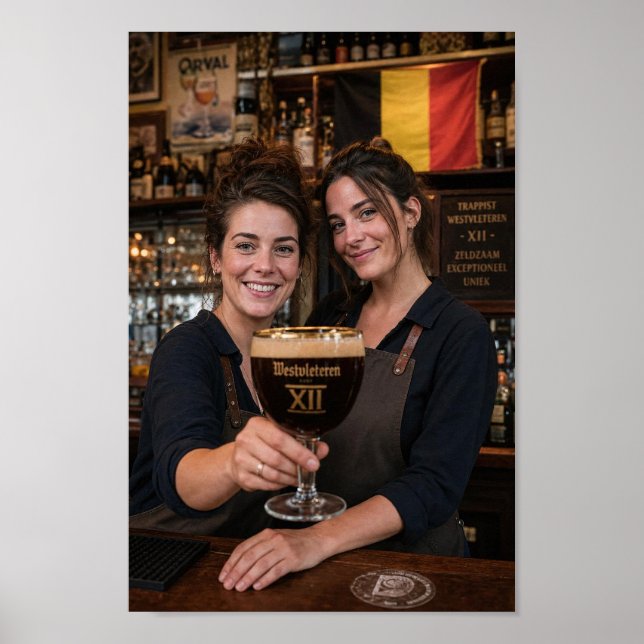Belgiskt Barrums Souvenir Affisch (Framsidan)