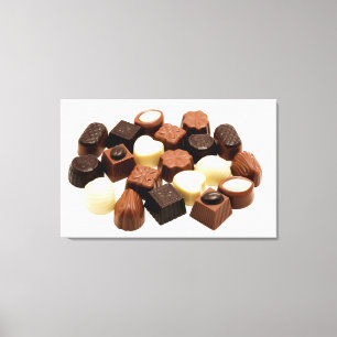 Belgiskt choklad canvastryck