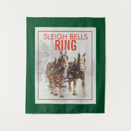 Belgiskt hästteam Sleigh Klockor Ring