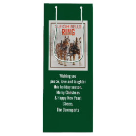 Belgiskt hästteam Sleigh Klockor Ring