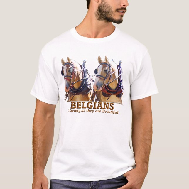 Belgiskt lag tee shirt (Framsida)