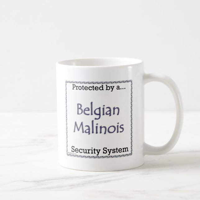 Belgiskt säkerhetssystem i Malinois Kaffemugg (Höger)