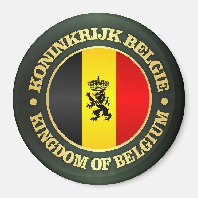 Belgiskt statsstöd magnet (Framsidan)