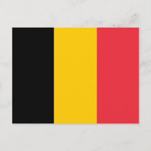 Belgiskt vykort för Flagga
