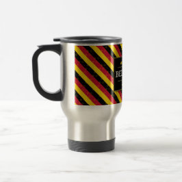 Belgium Football Fan Flag Colors Stripe Pattern Resemugg