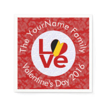 Belgium Röd KÄRLEK Flagga Personlig 