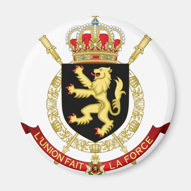 belgiumemblem magnet (Framsidan)