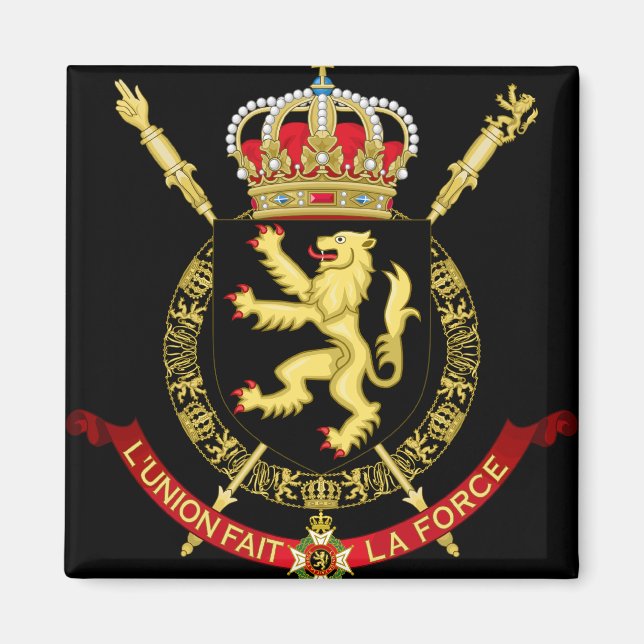 belgiumemblem magnet (Framsidan)