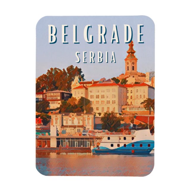 Belgrad, carrefour culturel des Balkans Magnet (Vertikal)