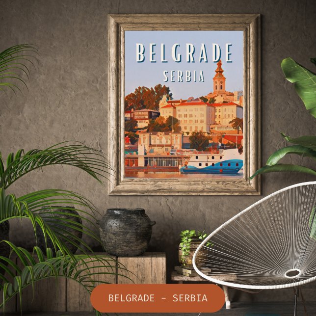 Belgrad, carrefour culturel des Balkans Poster (Belgrade : Histoire fière, énergie urbaine.)
