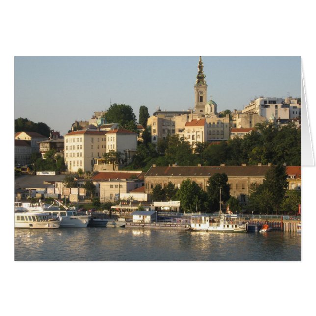 Belgrad Hälsningskort (Framsidan Horizontal)