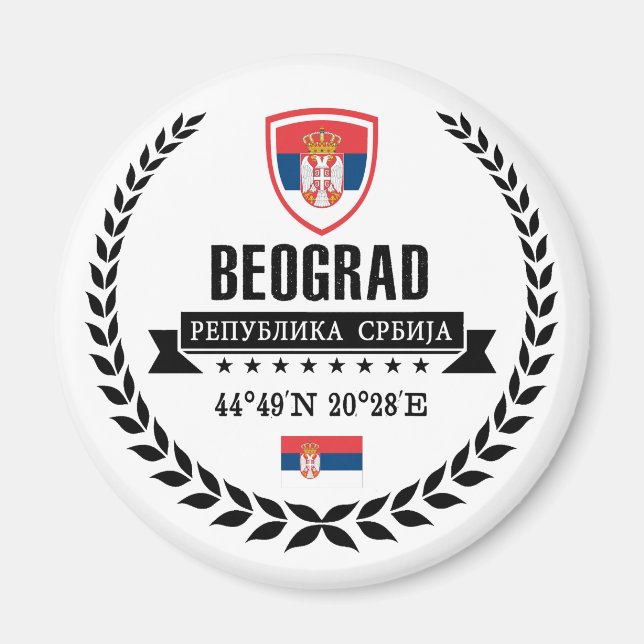 Belgrad Magnet (Framsidan)