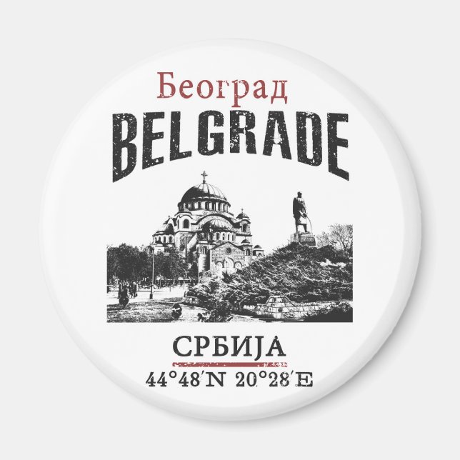 Belgrad Magnet (Framsidan)