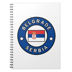 Belgrad Serbien Anteckningsbok