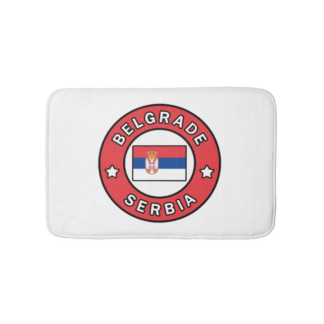 Belgrad Serbien Badrumsmatta (Framsidan)