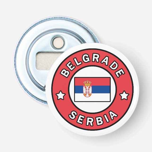 Belgrad Serbien Flasköppnare (Framsidan)