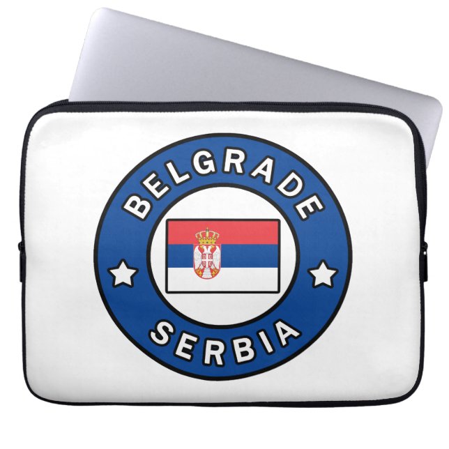 Belgrad Serbien Laptop Fodral (Framsidan)