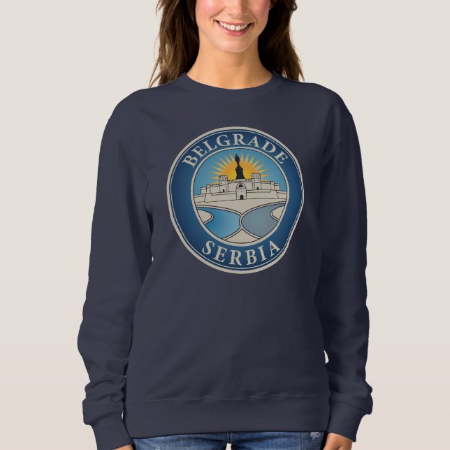 Belgrad Serbien Östeuropa T Shirt (Framsida)