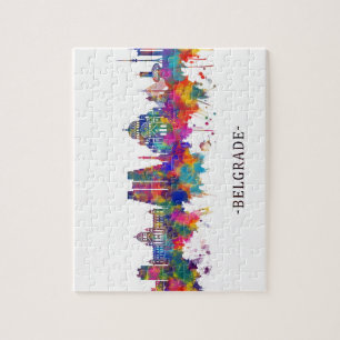 Belgrad Serbien Skyline Pussel