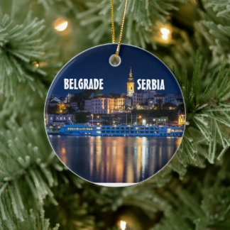 Belgrad Serbiens sceniska julprydnad Julgransprydnad Keramik