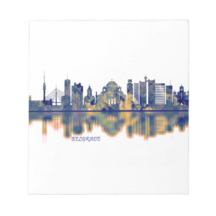 Belgrad Skyline Anteckningsblock
