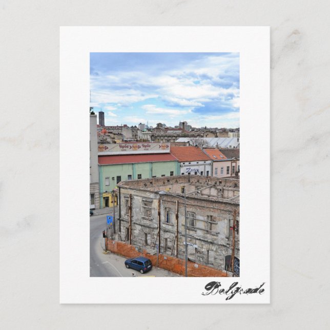 Belgrad-vykort Vykort (Framsida)