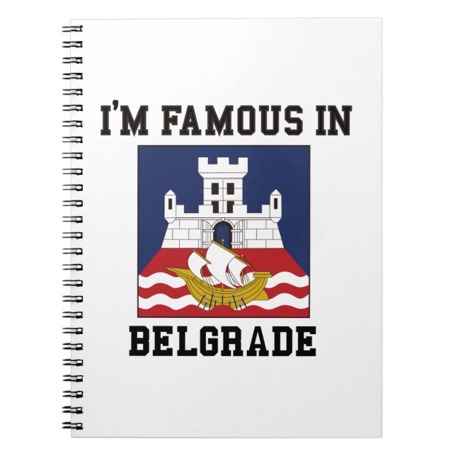 Belgrade Serbia Anteckningsbok (Framsidan)