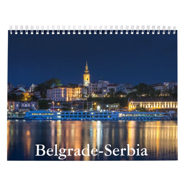 Belgrade-Serbia Calendar Kalender (Omslag)