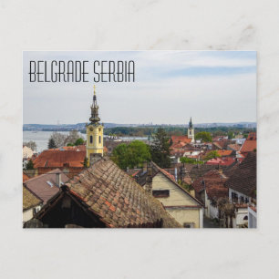 Belgrade Serbien vykort