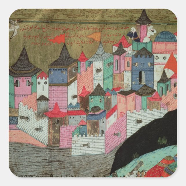 Belgrads belägring fyrkantigt klistermärke (Framsida)