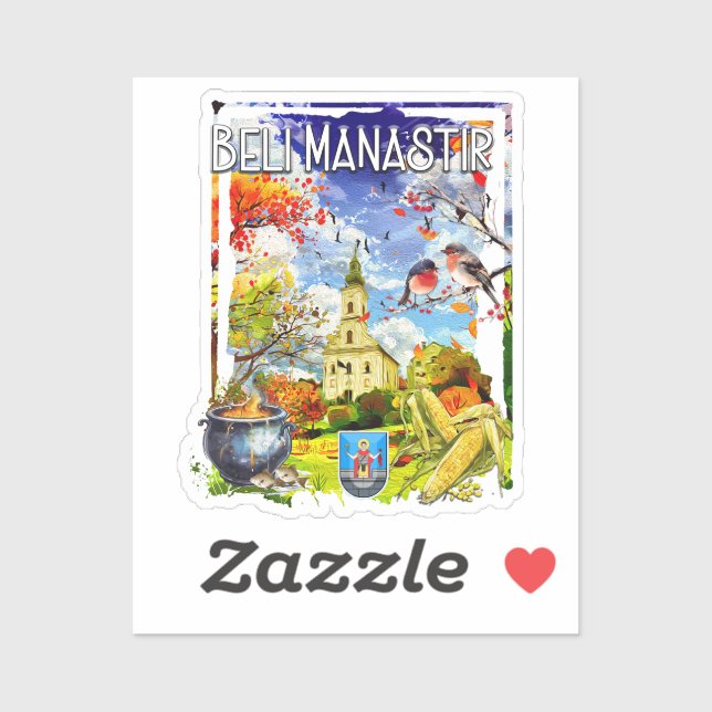 Beli Manastir Klistermärken (Ark)