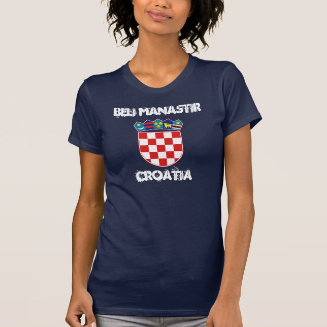 Beli Manastir, Kroatien jackande arm Tee Shirt (Framsida)