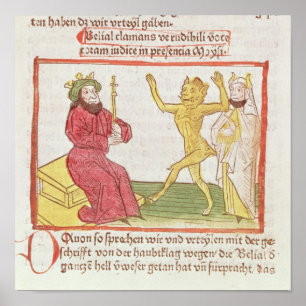 Belial dansar för kungen Solomon Poster