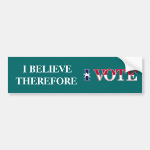 Belief Vote Bildekal