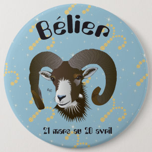 Bélier 21 mars au 20 avril Boutons - Badges Knapp