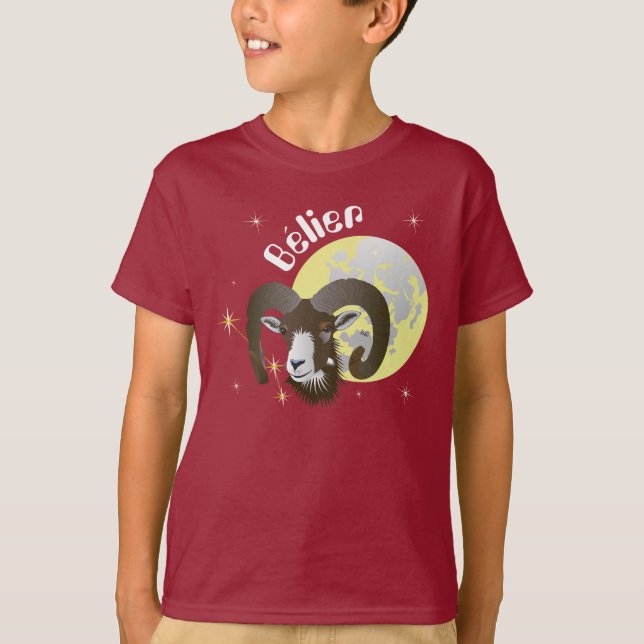 Bélier 21 mars au 20 avril t shirt (Framsida)