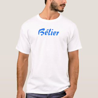 Belier (vädur i franskt) t-shirt