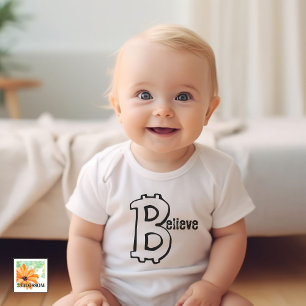 BELIEVE BTC-kryptobetalningar Tshirpresentbitcoin T Shirt
