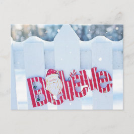 BELIEVE CHRISTMAS | HELGDAG PHOTO POSTCARD HELG VYKORT