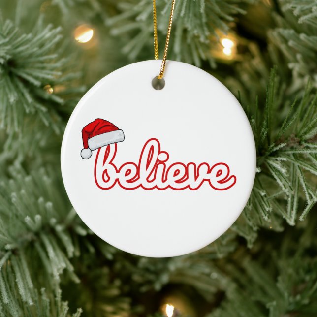 Believe Christmas Julgransprydnad Keramik (Träd)