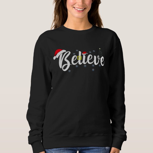believe Christmas T Shirt (Framsida)