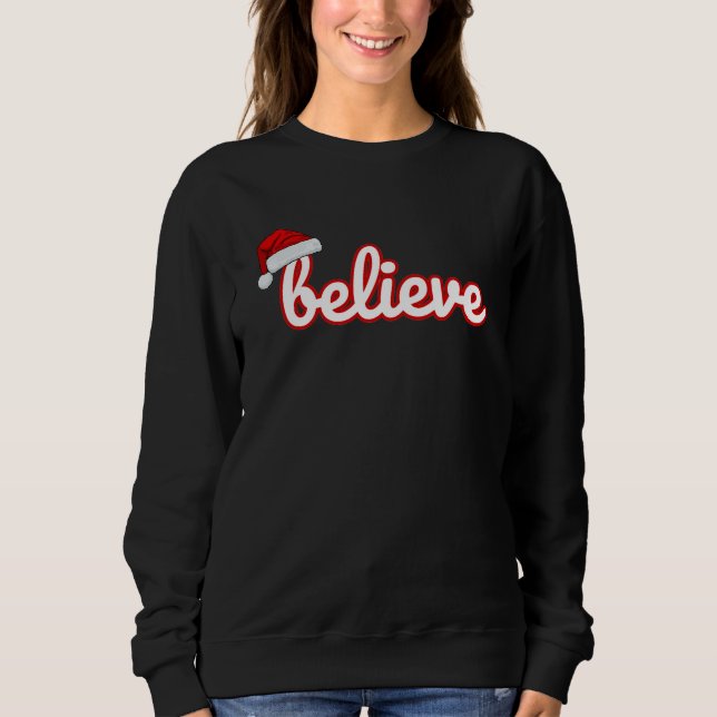 Believe Christmas T Shirt (Framsida)