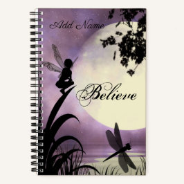Believe fairy bullet journal Spiral Notebook
