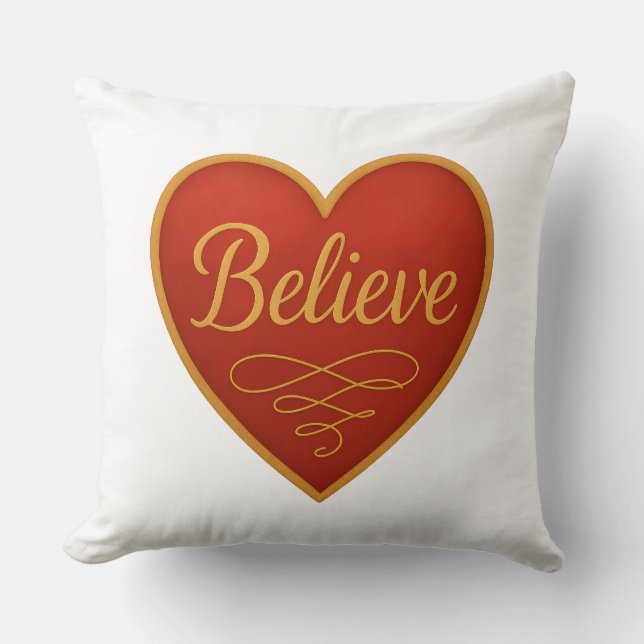 Believe Heart Kudde (Framsida)