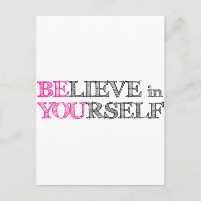 BElieve i DIG - VARA DU Vykort (Framsida)