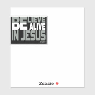 Believe in Jesus Klistermärken