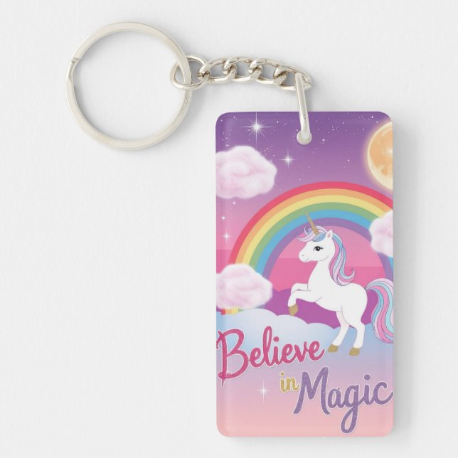 Believe in Magic with Unicorn and Rainbow (Framsidan)