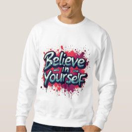 Believe in Yourself Inspirational Sweatshirt
