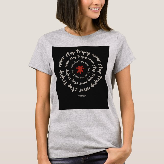 Believe In Yourself Motivational T-Shirt (Framsida)