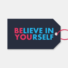 Believe in yourself presentetikett